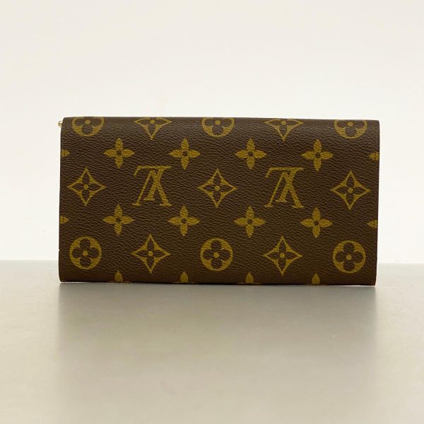 1240001037623 11 Louis Vuitton Long Wallet Porte Mone Credit Brown