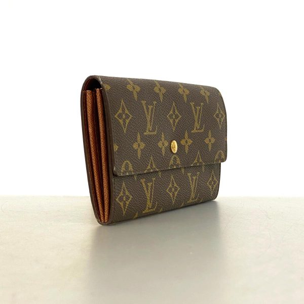 1240001037623 2 Louis Vuitton Long Wallet Porte Mone Credit Brown