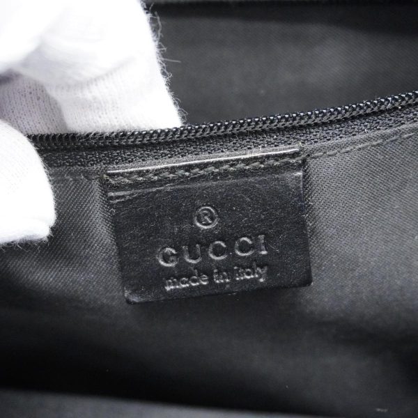 1240001037631 5 Gucci Jackie Shoulder Bag Black Silver Hardware