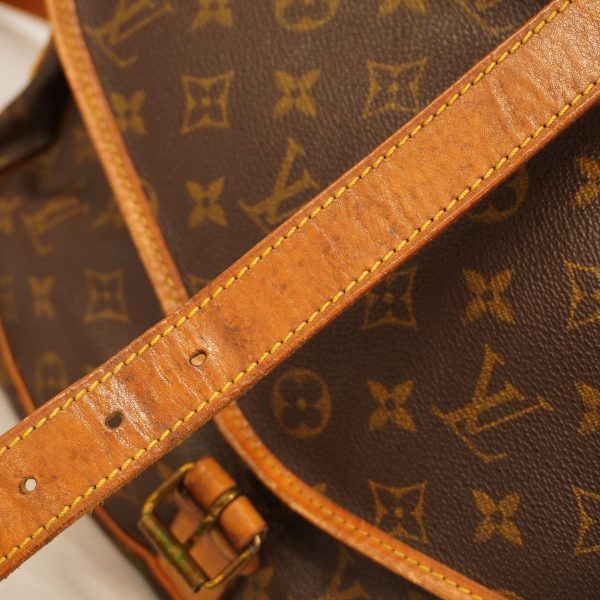 1240001037639 10 Louis Vuitton Shoulder Monogram Saumur 35 Brown