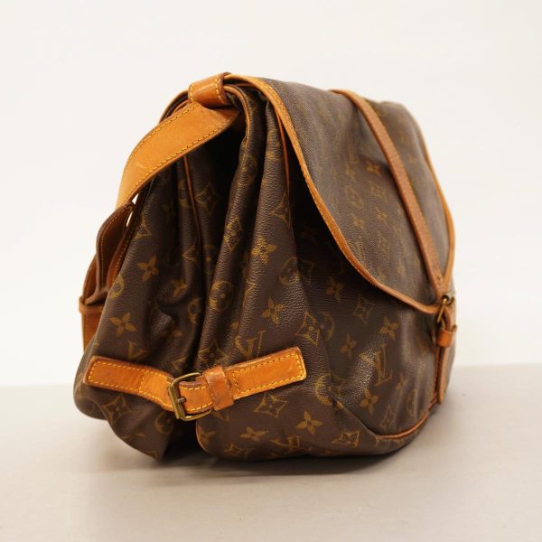 1240001037639 2 Louis Vuitton Shoulder Monogram Saumur 35 Brown