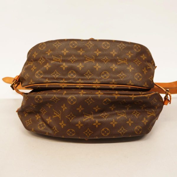 1240001037639 3 Louis Vuitton Shoulder Monogram Saumur 35 Brown