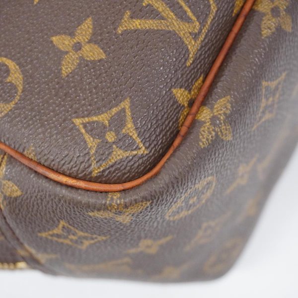 1240001037648 15 Louis Vuitton Handbag Monogram Deauville Brown