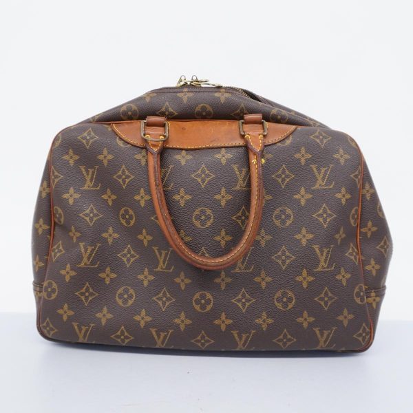 1240001037648 20 Louis Vuitton Handbag Monogram Deauville Brown