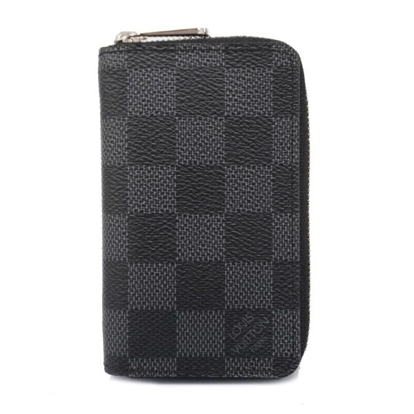 1240001037668 1 Louis Vuitton Coin Purse Zippy Coin Purse Black