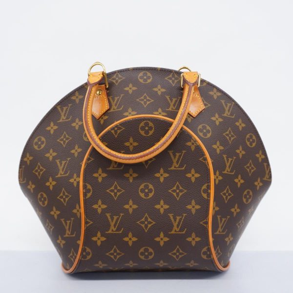 1240001037703 11 Louis Vuitton Handbag Monogram Ellipse MM Brown