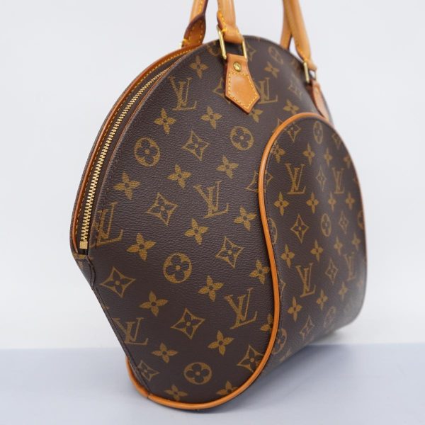 1240001037703 2 Louis Vuitton Handbag Monogram Ellipse MM Brown