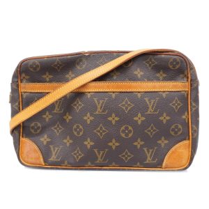 1240001037708 1 Louis Vuitton Pochette Ganju Damier Body Bag Brown