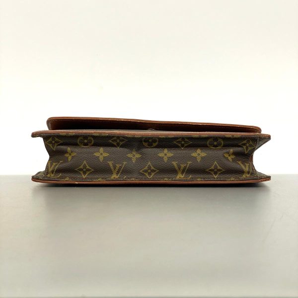 1240001037720 3 Louis Vuitton Clutch Bag Pochette Dame GM Brown