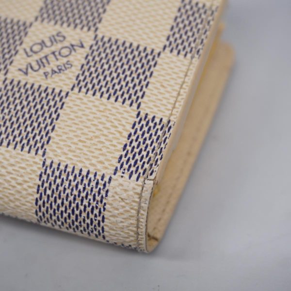 1240001037728 10 Louis Vuitton Wallet Portefeuil Viennois White