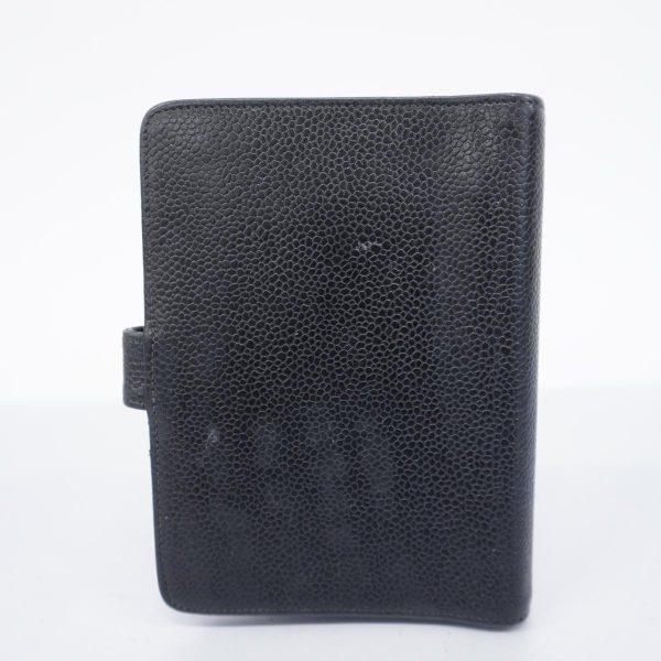 1240001037729 15 Chanel Notebook Cover Caviar Skin Black