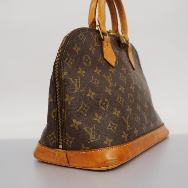 1240001037767 2 Louis Vuitton Handbag Monogram Alma Brown