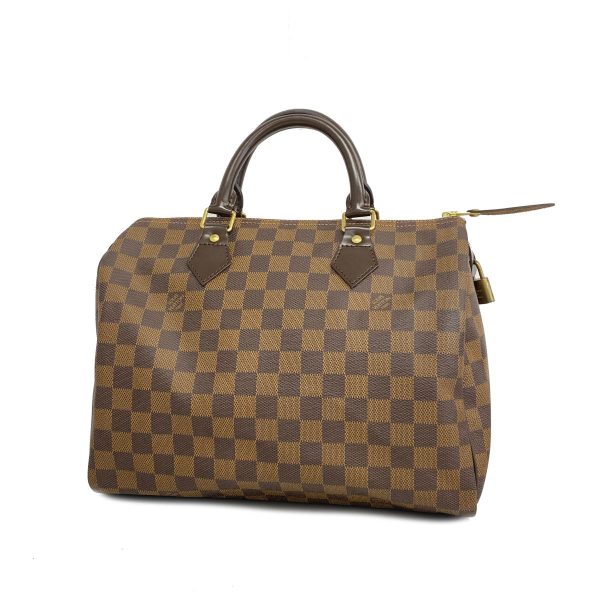 1240001037782 1 Louis Vuitton Handbag Damier Speedy 30 Ebene