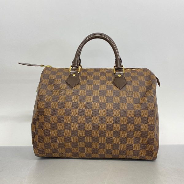 1240001037782 10 Louis Vuitton Handbag Damier Speedy 30 Ebene