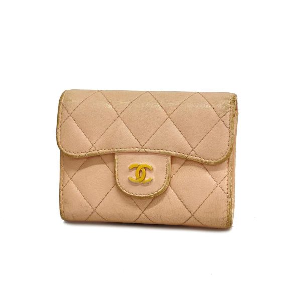 1240001037788 1 Chanel Coin Case Matelasse Lambskin Pink