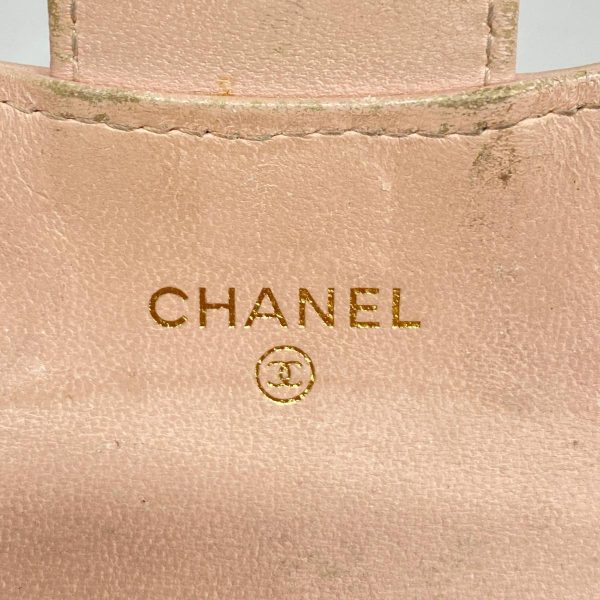 1240001037788 4 Chanel Coin Case Matelasse Lambskin Pink