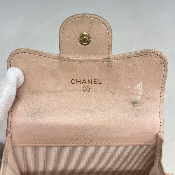 1240001037788 6 Chanel Coin Case Matelasse Lambskin Pink