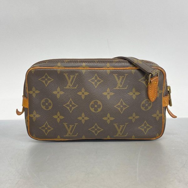 1240001037808 13 Louis Vuitton Shoulder Bag Marly Bandouliere Brown