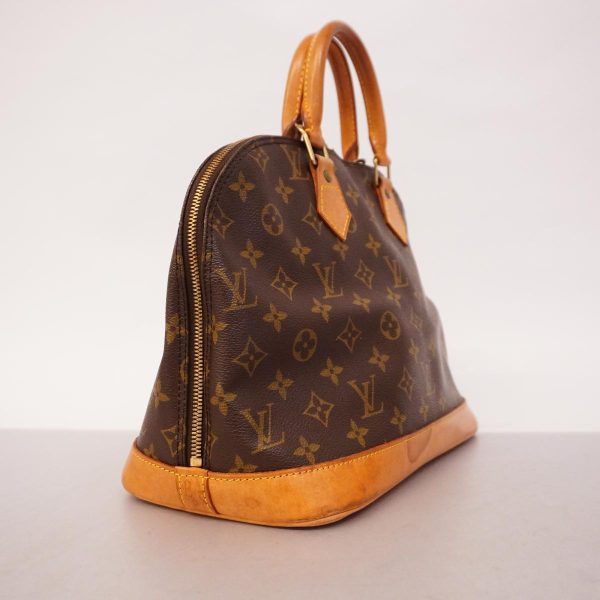 1240001037816 2 Louis Vuitton Handbag Monogram Alma Brown