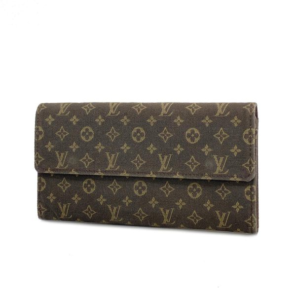 1240001037831 1 Louis Vuitton Long Wallet Portefeuille Sara Ebene