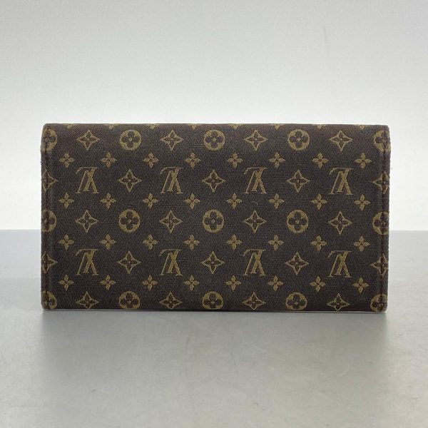 1240001037831 12 Louis Vuitton Long Wallet Portefeuille Sara Ebene