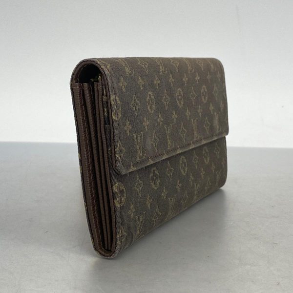 1240001037831 2 Louis Vuitton Long Wallet Portefeuille Sara Ebene