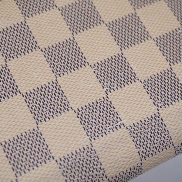 1240001037832 11 Louis Vuitton Long Wallet Damier Zippy White