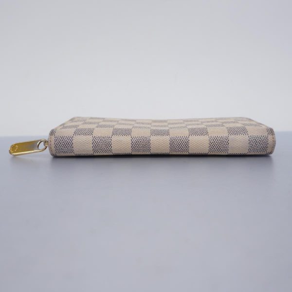 1240001037832 2 Louis Vuitton Long Wallet Damier Zippy White