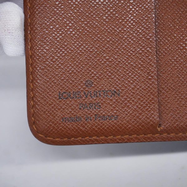 1240001037834 4 Louis Vuitton Wallet Monogram Compact Zip Brown