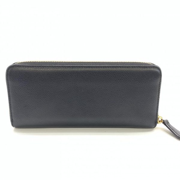 1240001037842 3 Fendi F Is Fendi Long Wallet Round Zipper Black