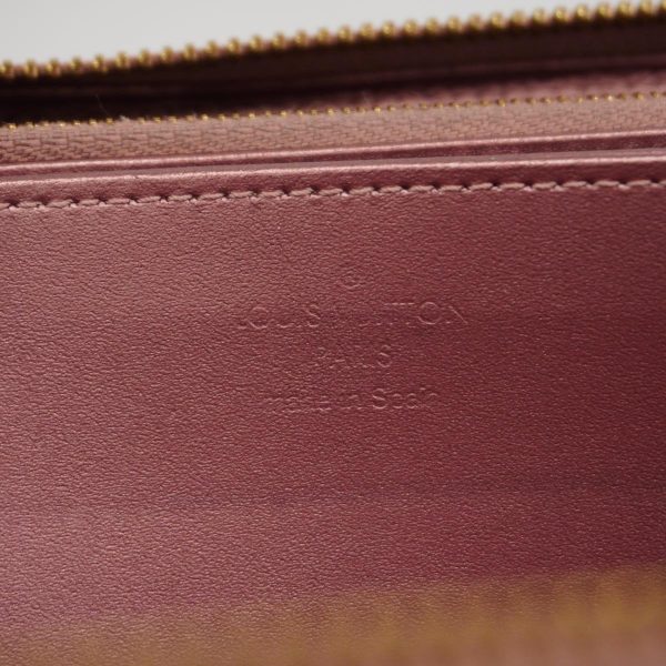 1240001037854 4 Louis Vuitton Long Wallet Vernis Zippy Rose Cuible