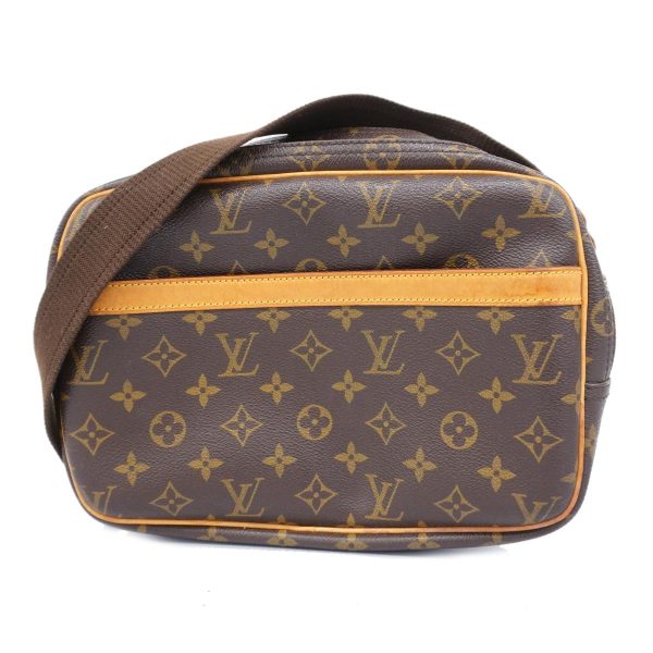 1240001037863 1 1 Louis Vuitton Shoulder Monogram Reporter PM Brown