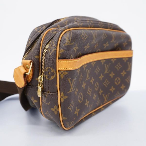 1240001037863 2 1 Louis Vuitton Shoulder Monogram Reporter PM Brown