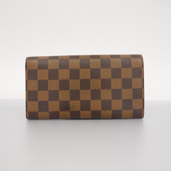 1240001037869 12 Louis Vuitton Long Wallet Portefeuille Sara Ebene