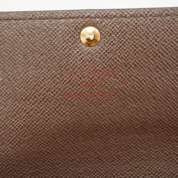 1240001037869 4 Louis Vuitton Long Wallet Portefeuille Sara Ebene