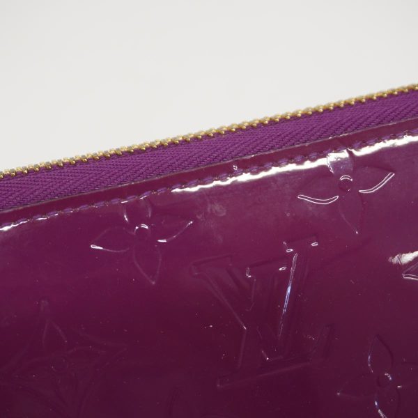 1240001037873 6 Louis Vuitton Long Wallet Vernis Zippy Amethyst