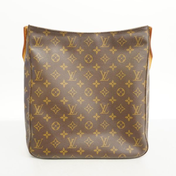 1240001037877 13 Louis Vuitton Shoulder Monogram Looping GM Brown