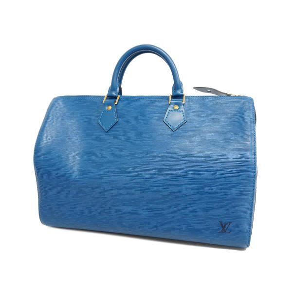 1240001037881 1 Louis Vuitton Handbag Epi Speedy 35 Toledo Blue