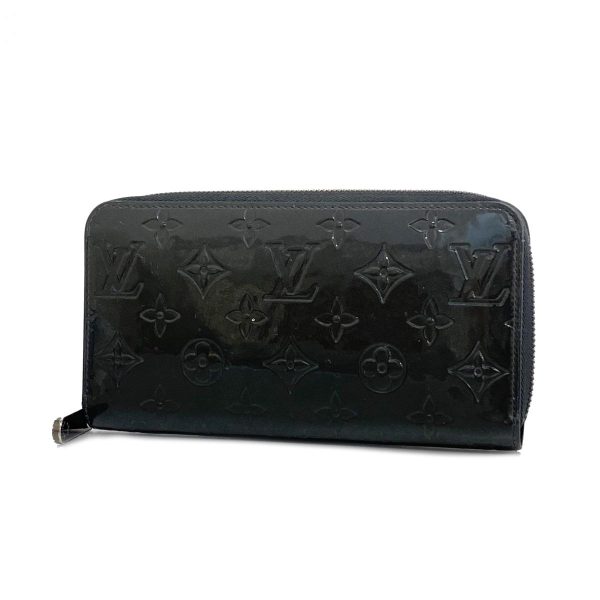 1240001037894 1 Louis Vuitton Wallet Vernis Zippy Noir Manietic