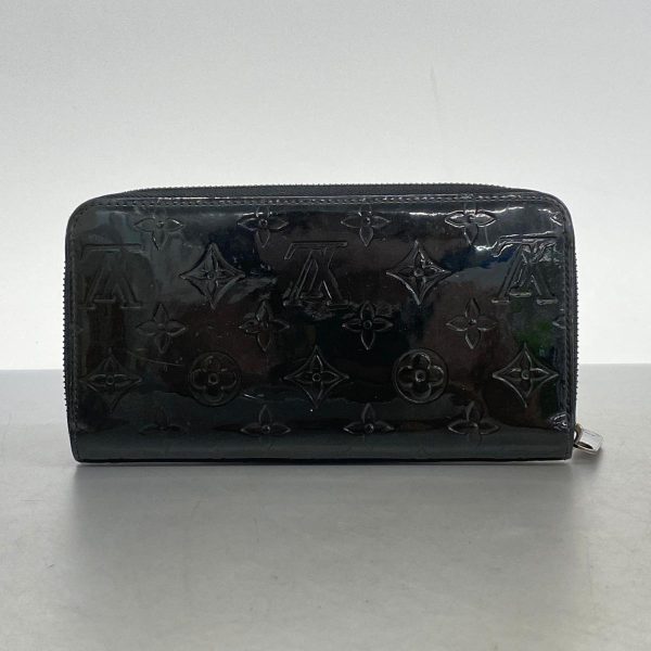 1240001037894 13 Louis Vuitton Wallet Vernis Zippy Noir Manietic