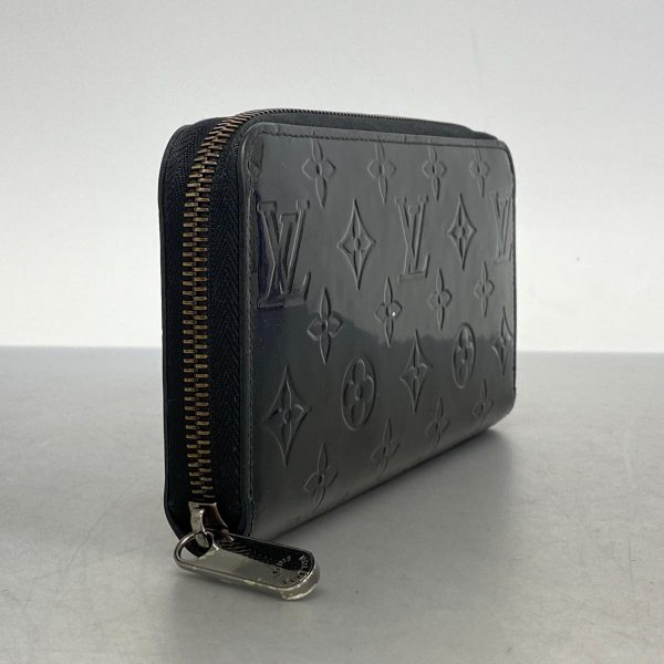 1240001037894 2 Louis Vuitton Wallet Vernis Zippy Noir Manietic