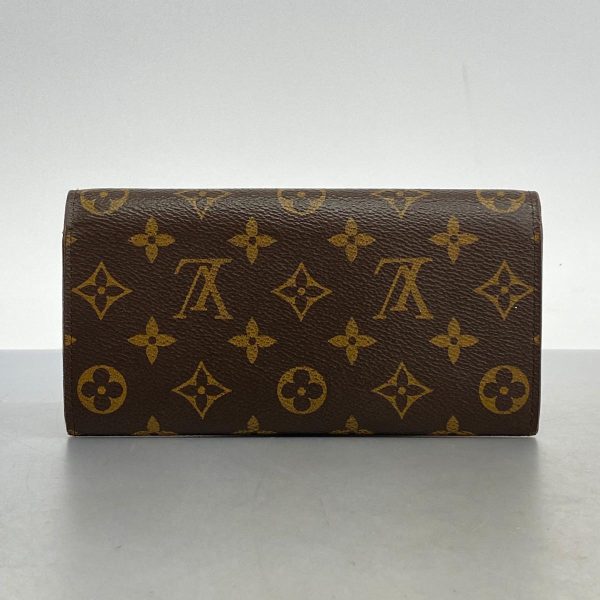 1240001037898 14 Louis Vuitton Wallet Emily Brown Rose Ballerine