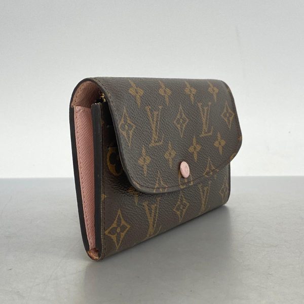 1240001037898 2 Louis Vuitton Wallet Emily Brown Rose Ballerine