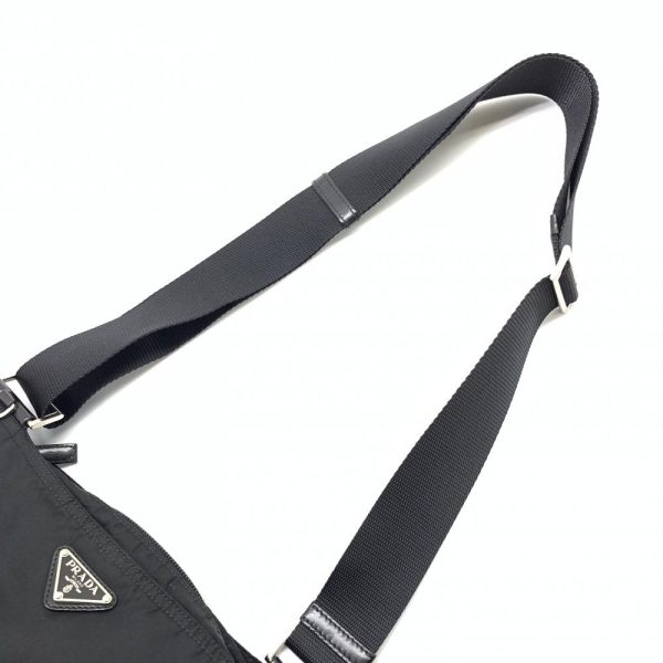 1240001037898 5 Prada Shoulder Bag Nylon Crossbody Black