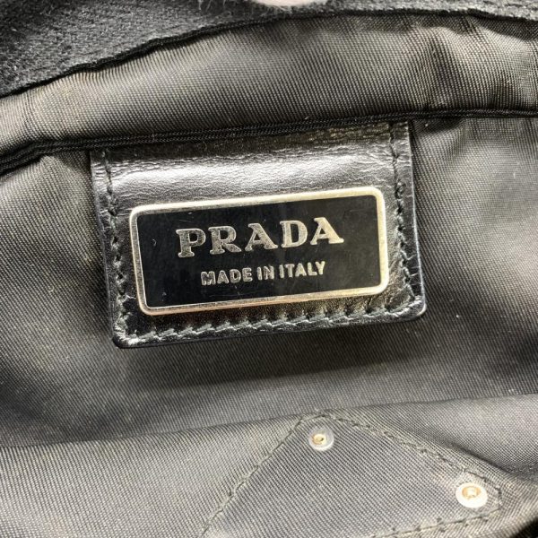 1240001037898 7 Prada Shoulder Bag Nylon Crossbody Black