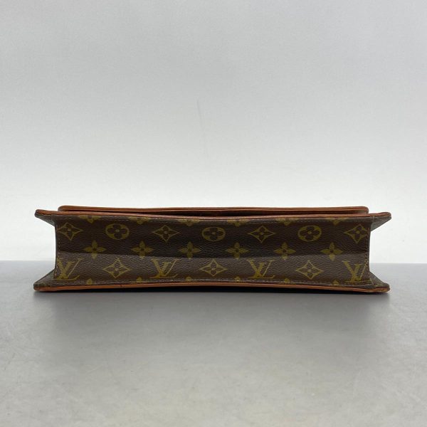 1240001037901 3 Louis Vuitton Clutch Bag Monogram Pochette Dame GM Brown