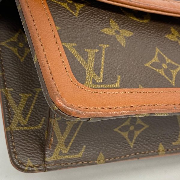 1240001037901 6 Louis Vuitton Clutch Bag Monogram Pochette Dame GM Brown