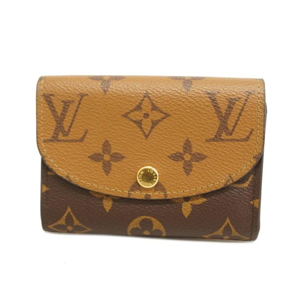 1240001037905 1 Louis Vuitton Wallet Monogram Reverse Rosali Brown