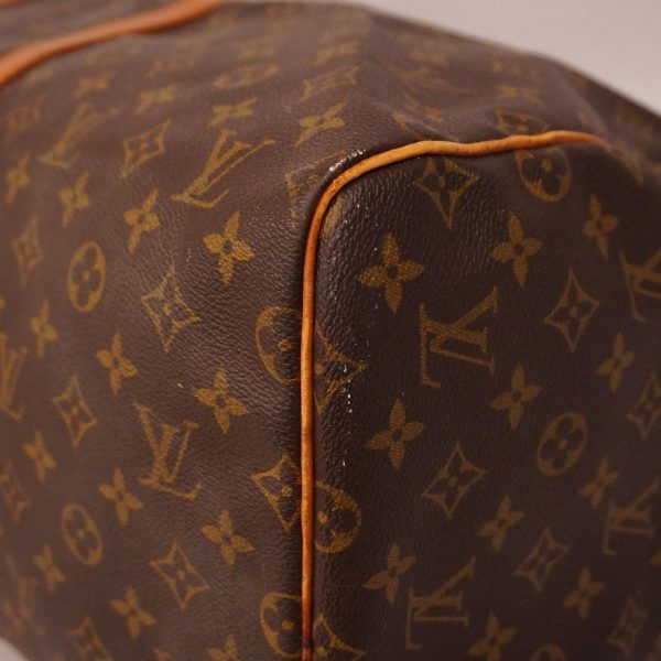 1240001037910 13 Louis Vuitton Boston Bag Monogram Keepall 55 Brown