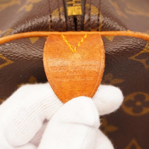 1240001037910 5 Louis Vuitton Boston Bag Monogram Keepall 55 Brown